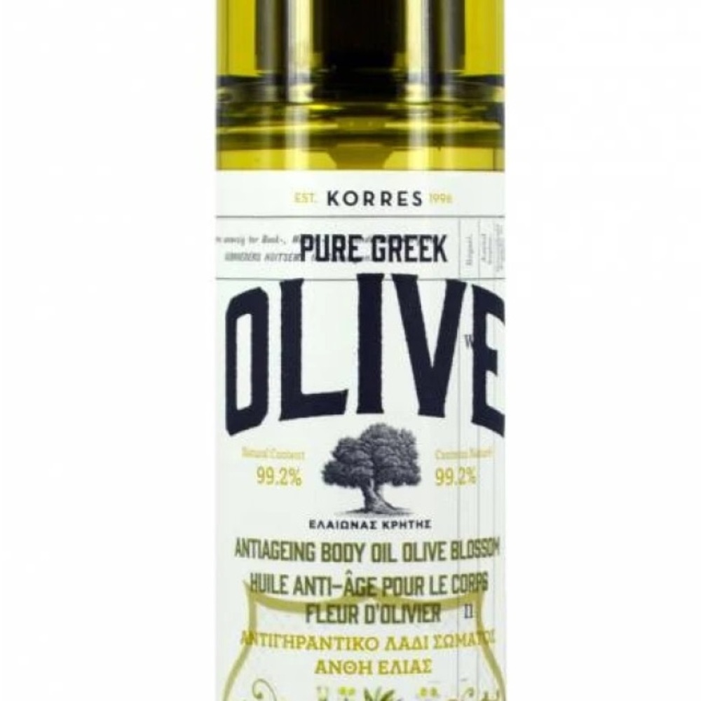 Korres Pure Greek Olive Body Oil - Yellow and White - Picture 2 of 2